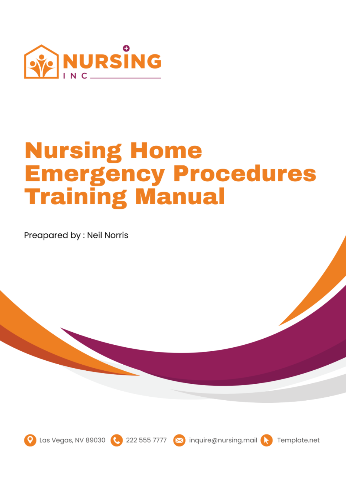 Nursing Home Emergency Procedures Training Manual Template - Edit Online & Download