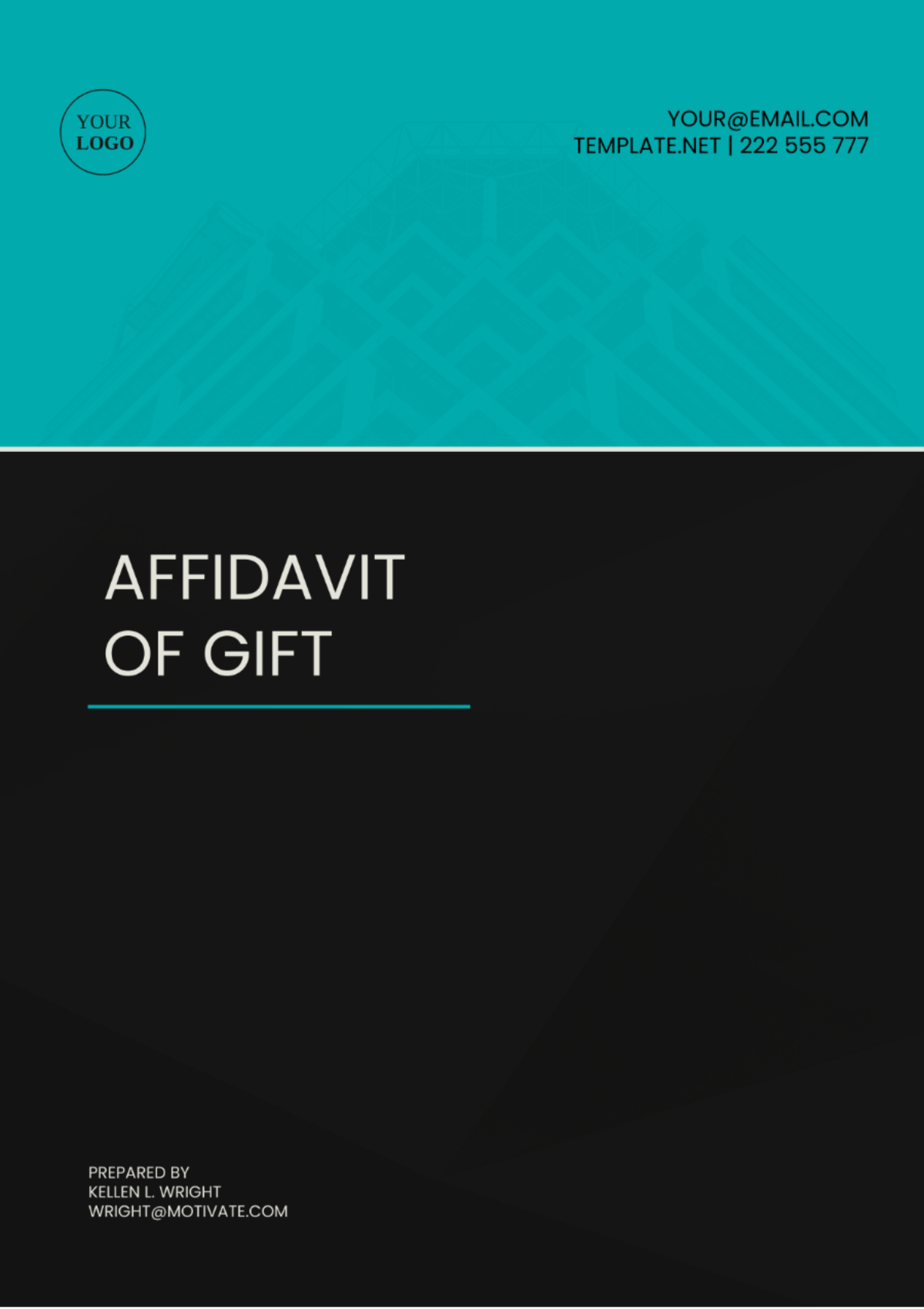 Wisconsin Affidavit of Gift Template - Edit Online & Download