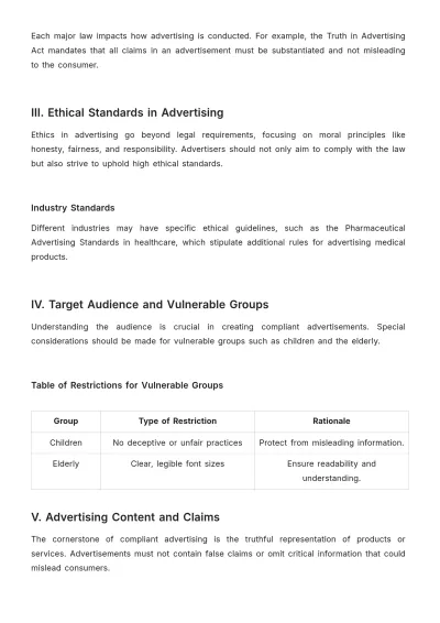 Free Complete Guide to Compliance in Advertising Template to Edit Online
