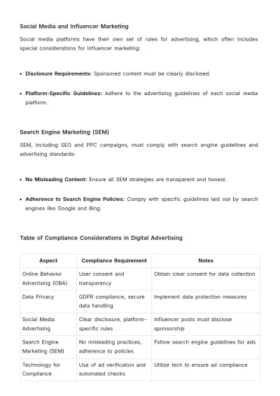 Free Complete Guide to Compliance in Advertising Template to Edit Online