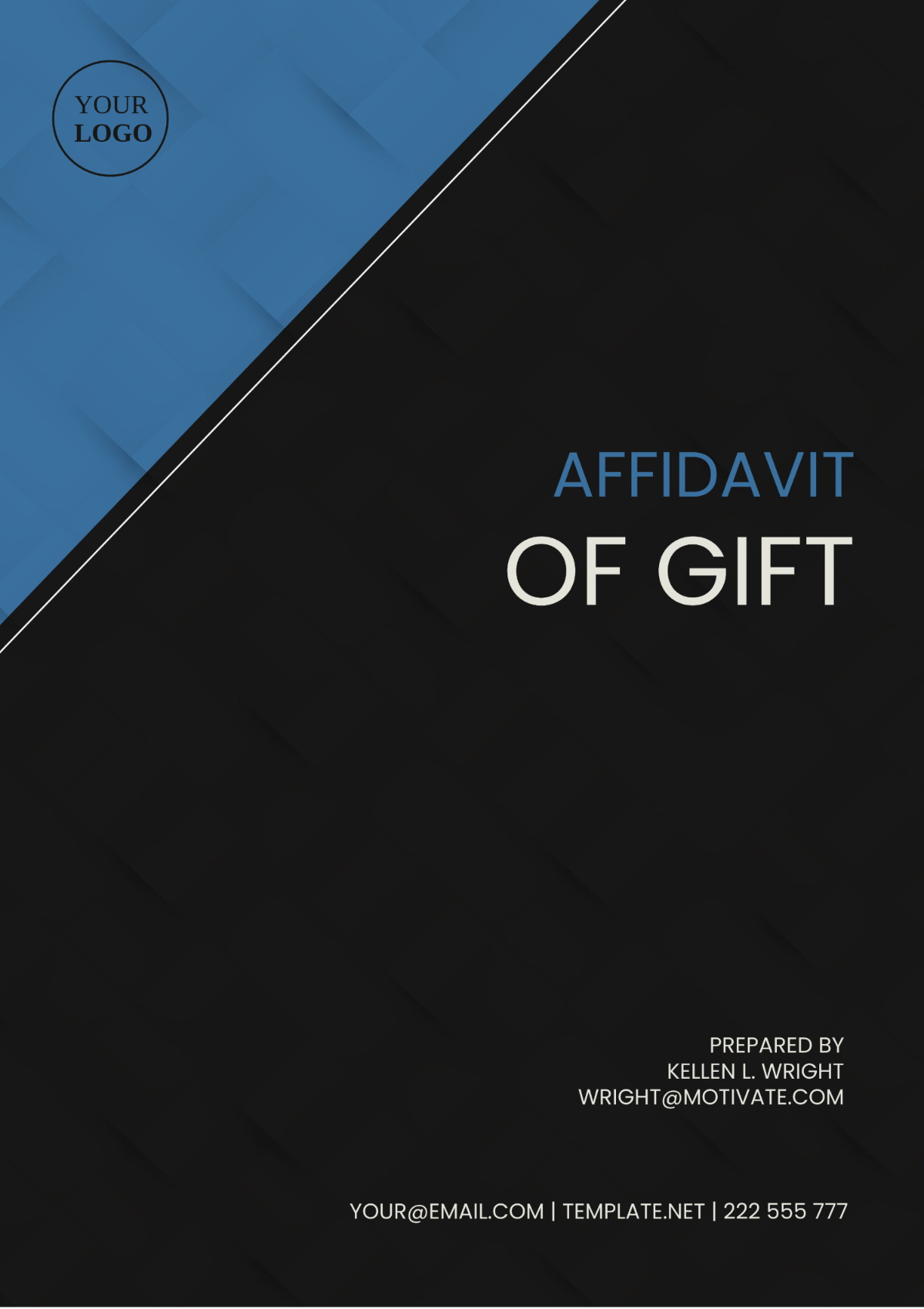 Free Virginia Affidavit of Gift Template