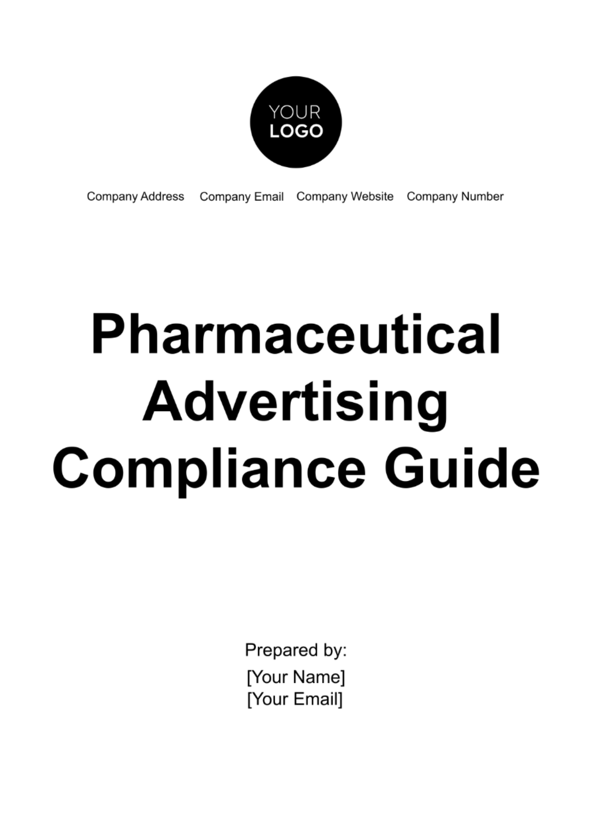 Free Pharmaceutical Advertising Compliance Guide Template