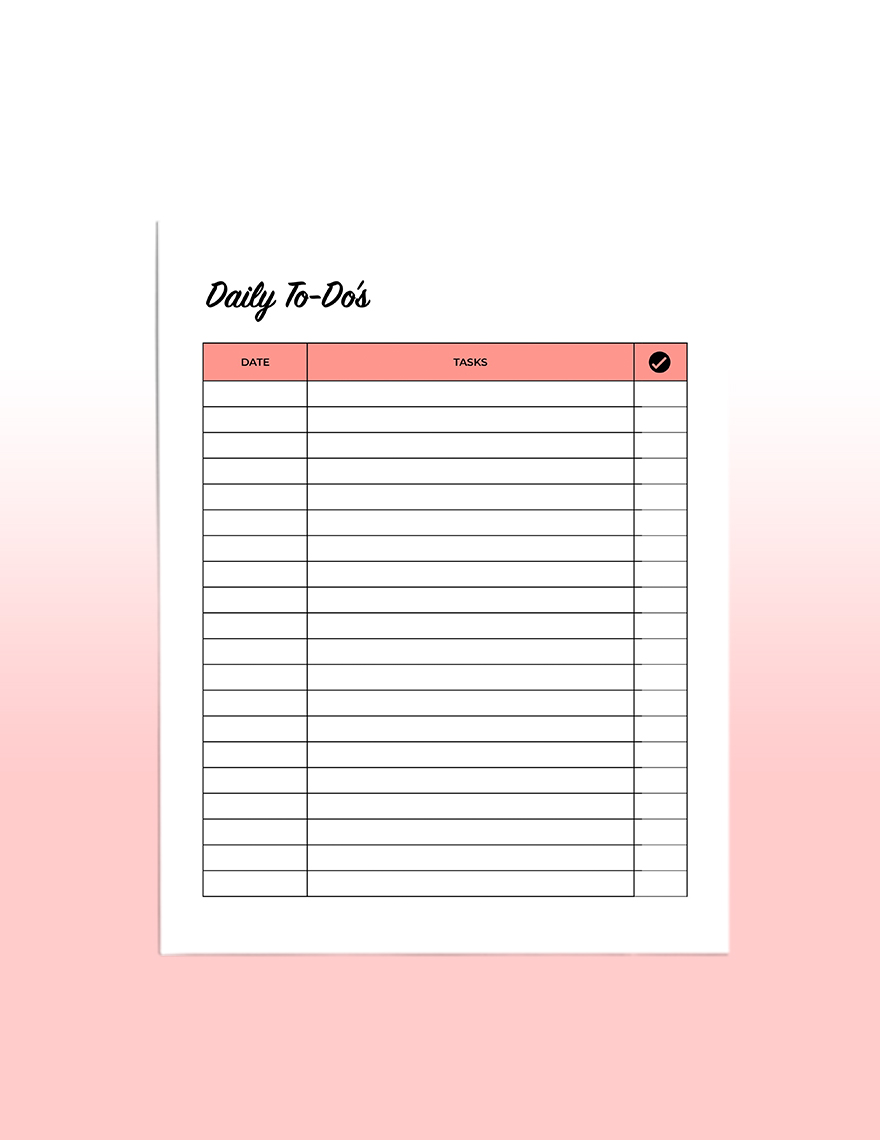 Printable Schedule Planner Template Editable