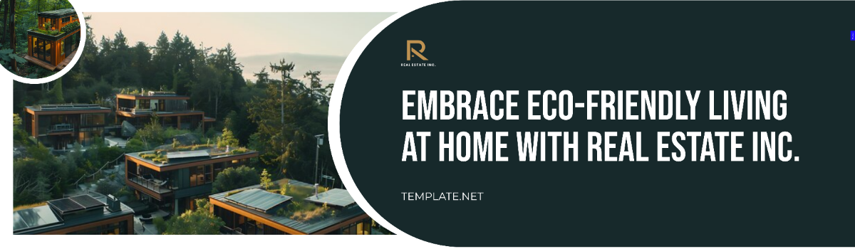 Eco-Friendly Homes Billboard Template