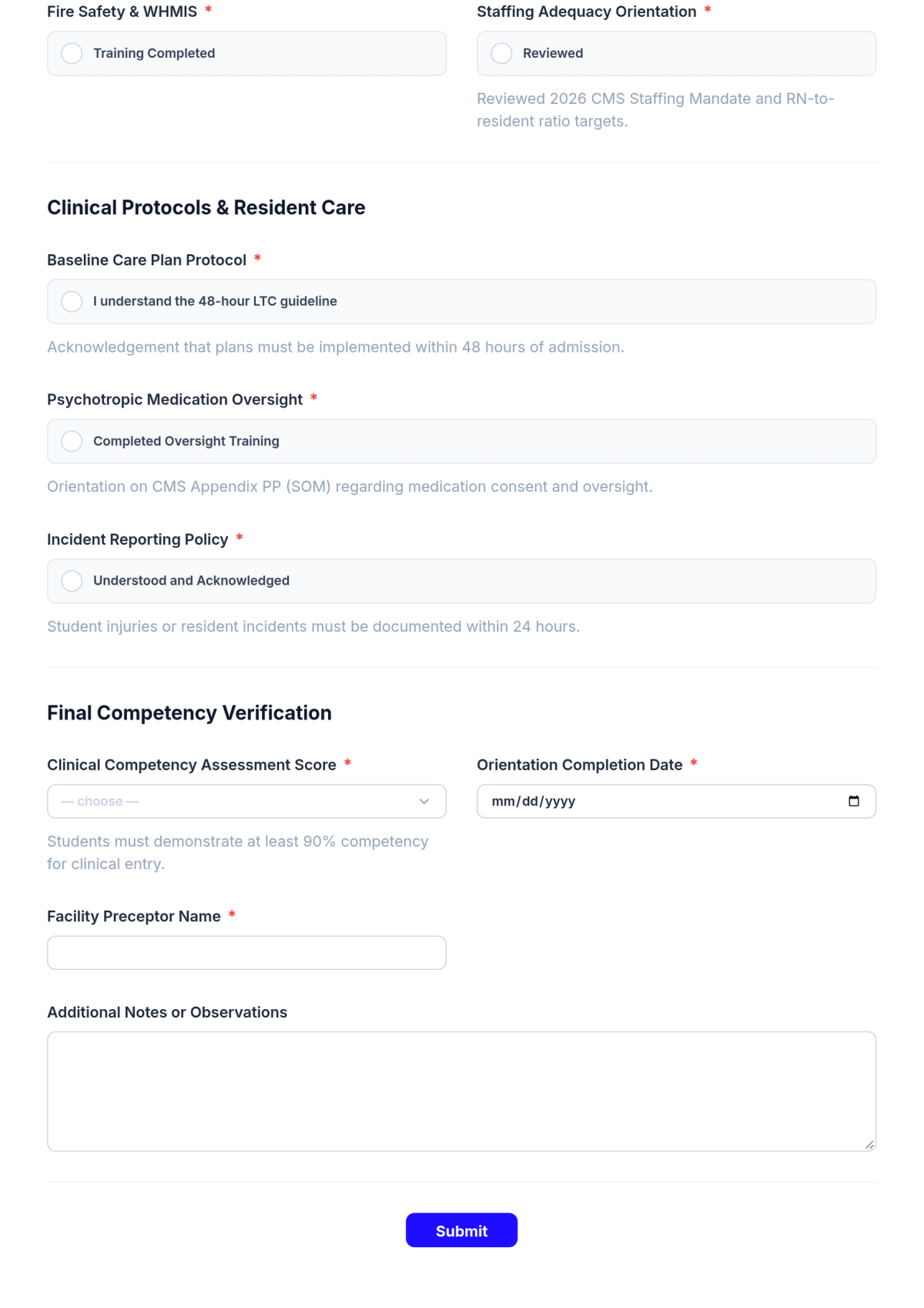 Free Nursing Home Student Orientation Checklist Template & AI Maker Free Nursing Home Student Orientation Checklist Template & AI Maker