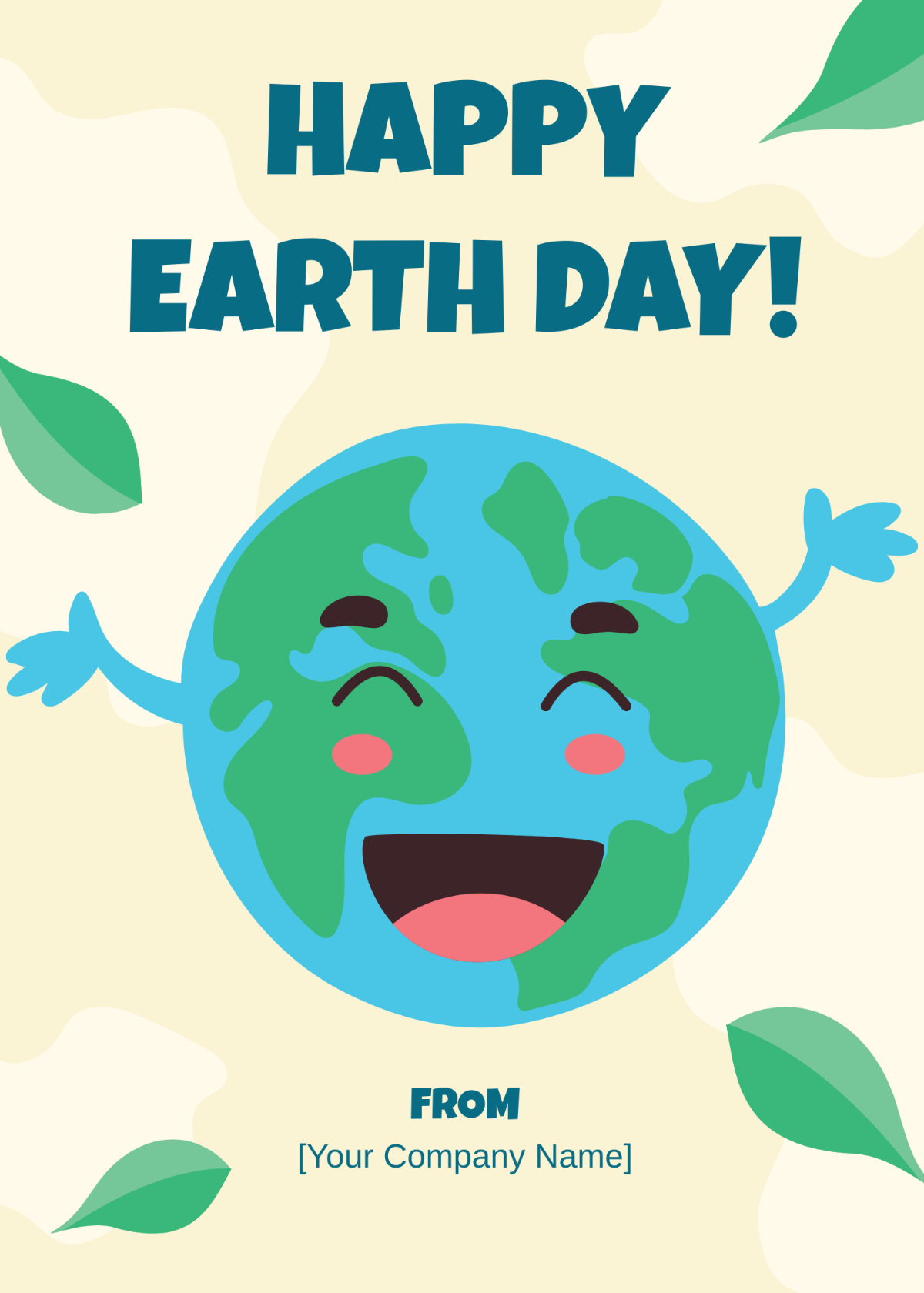 Free Earth Day Greetings Template