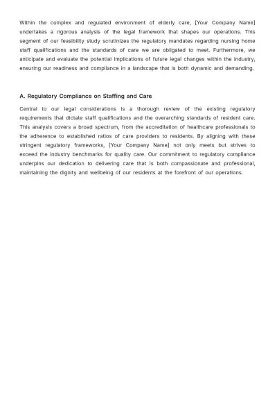 Free Nursing Home Staff Feasibility Study Template to Edit Online