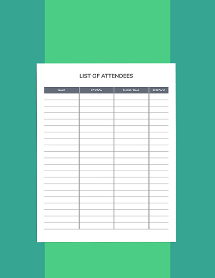 Staff meeting planner template Download