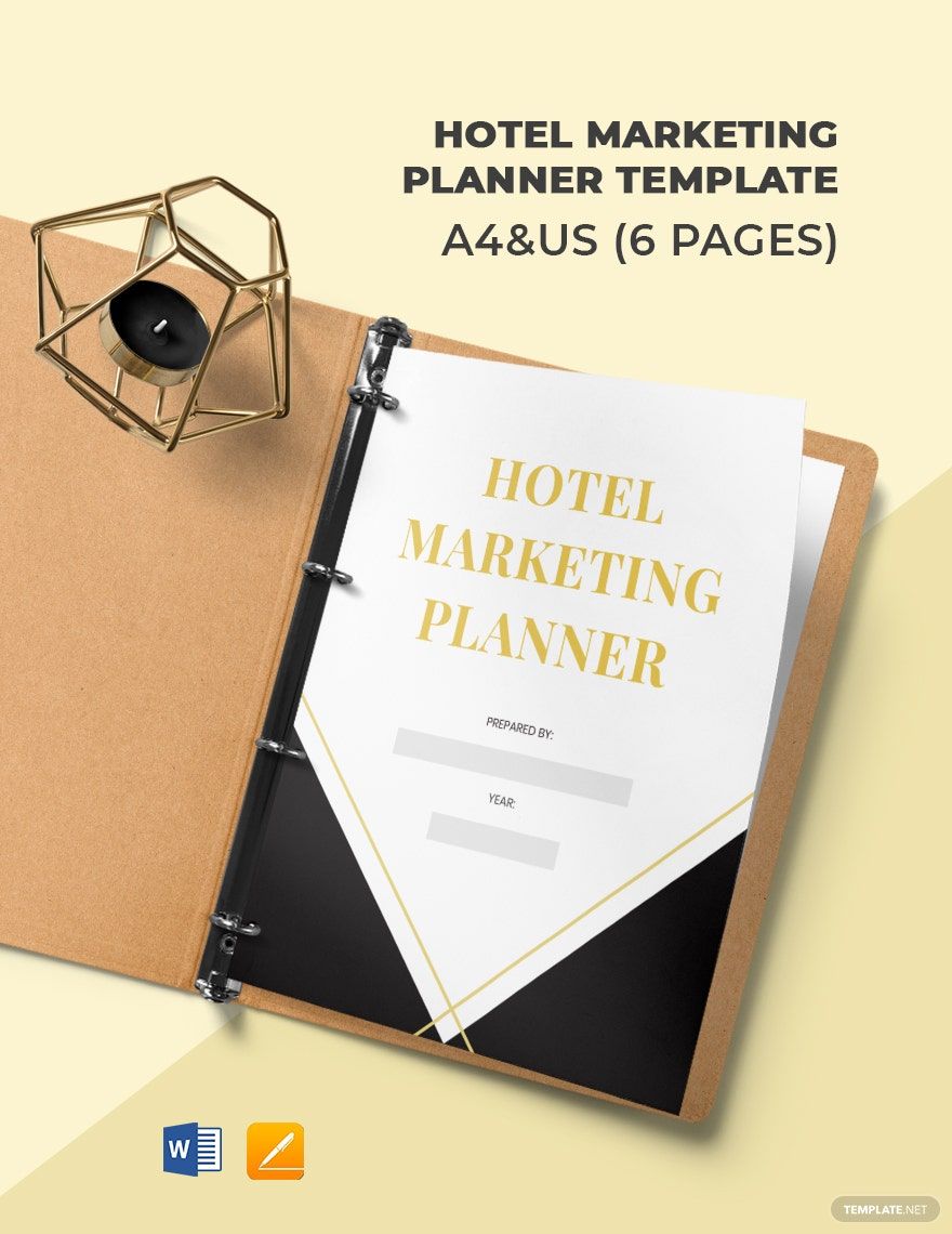 Hotel Marketing Planner Template