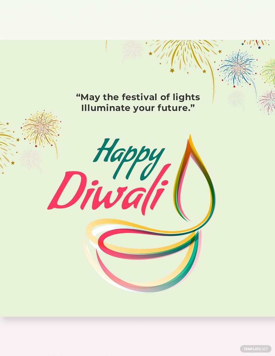 Happy Diwali Instagram Post Template