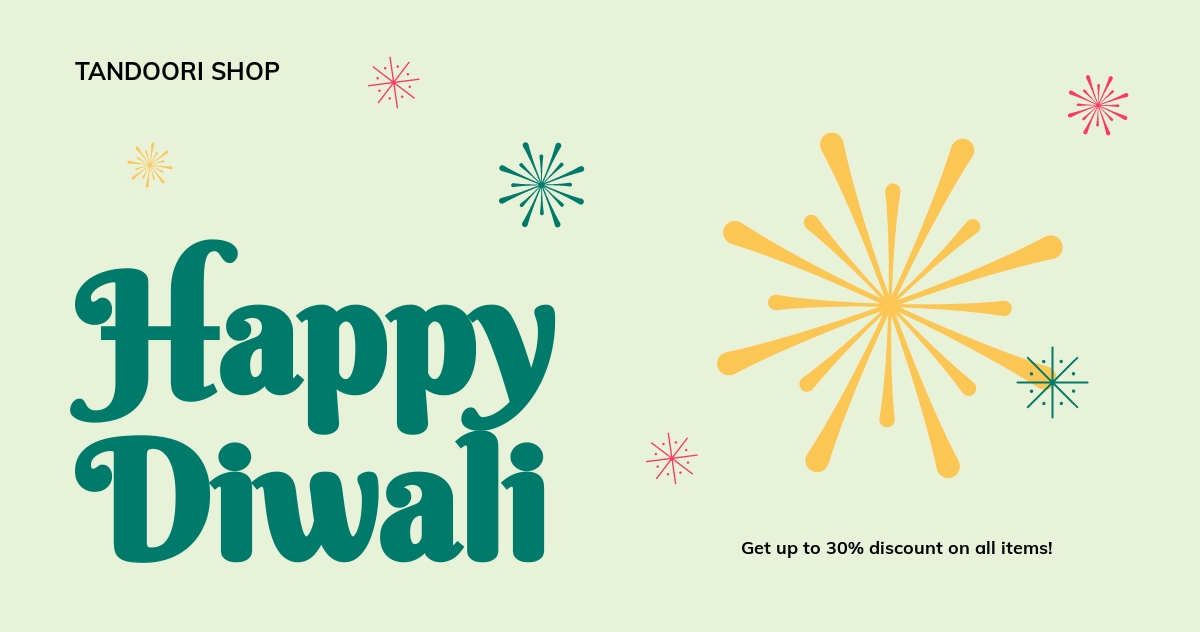 Free Happy Diwali LinkedIn Post Template.jpe