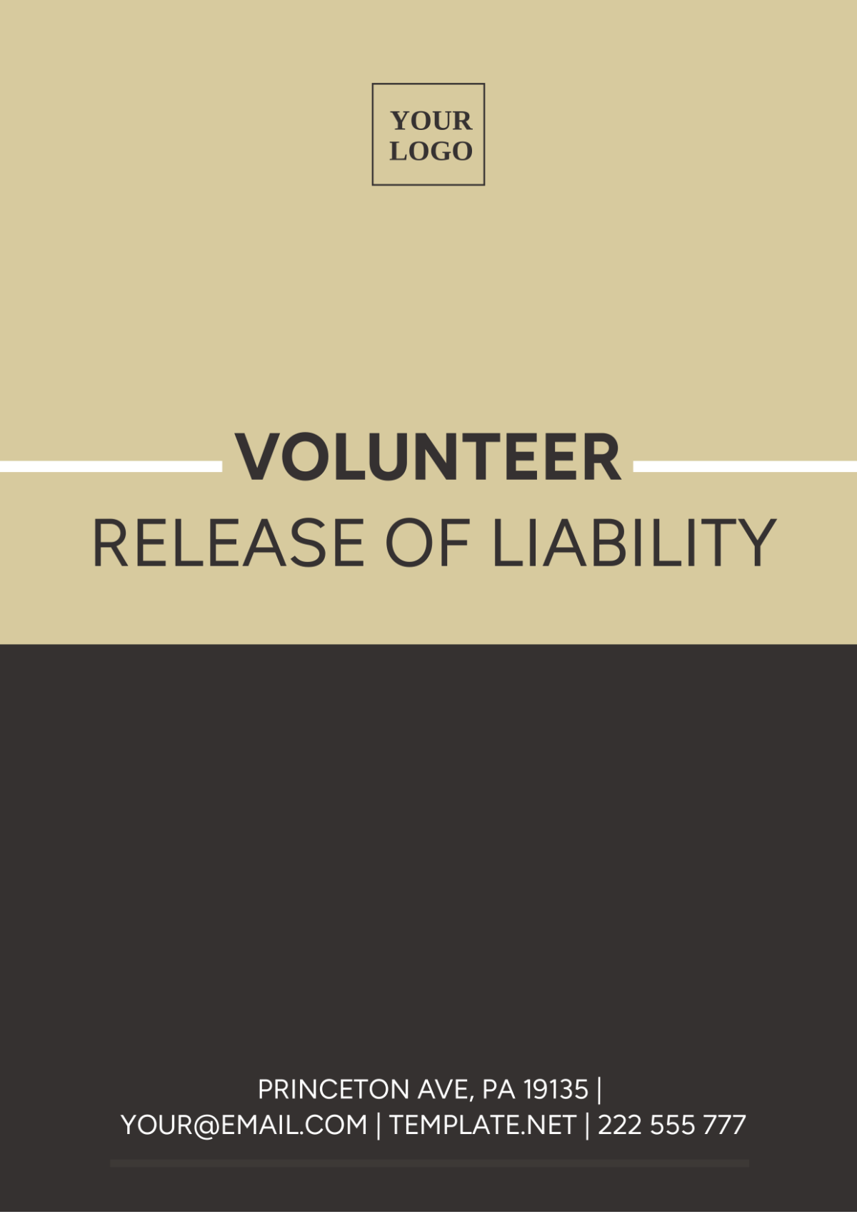 Volunteer Release Of Liability Template - Edit Online & Download ...