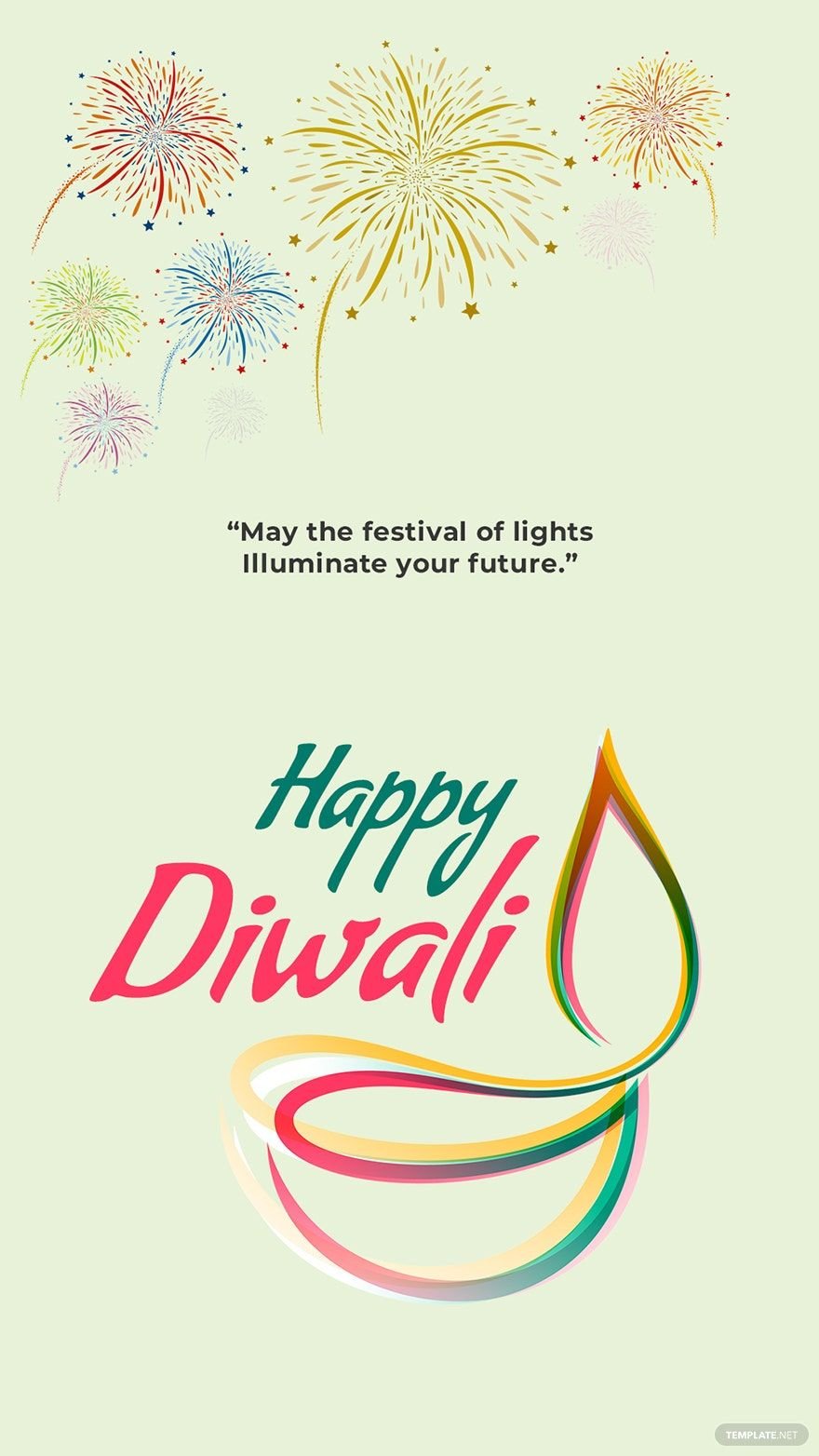 Free Happy Diwali Whatsapp Image Template