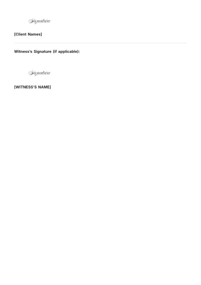 Free Wedding Planner Release Of Liability Template to Edit Online