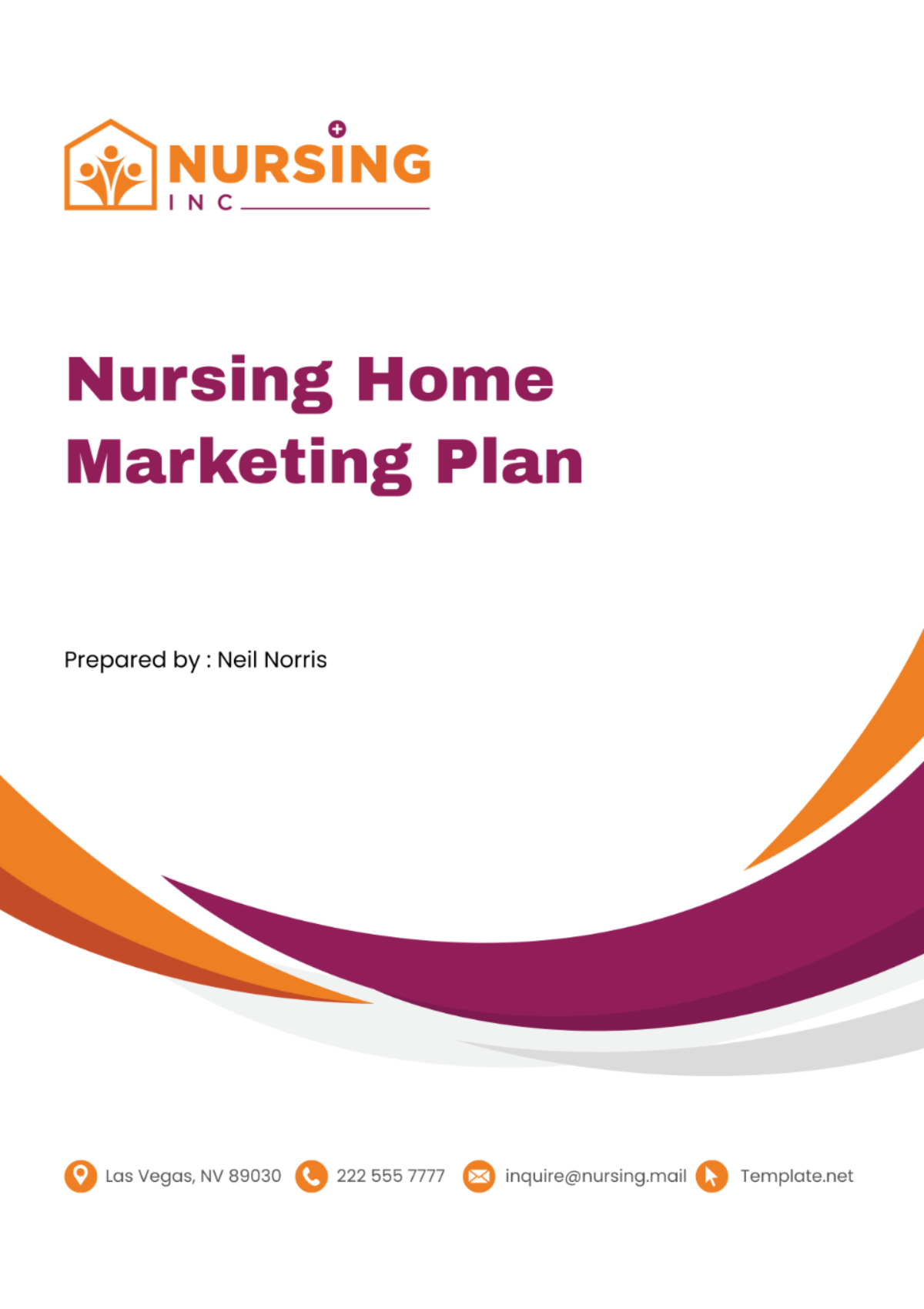 Nursing Home Marketing Plan Template