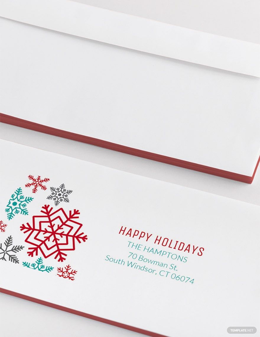 Holiday Address Label Template in Word, Google Docs, Illustrator, PSD, Apple Pages, Publisher