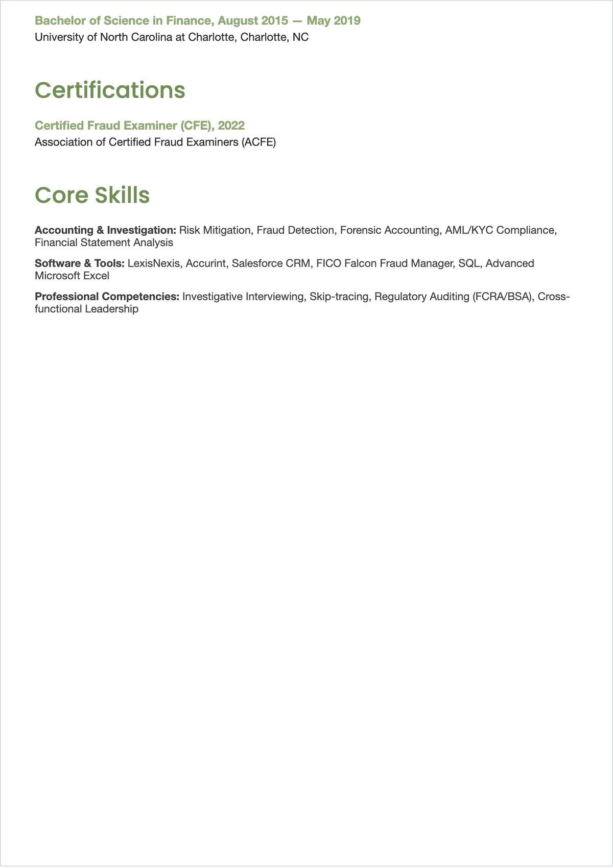 Free Credit Investigator ATS Resume Template, AI Resume Builder