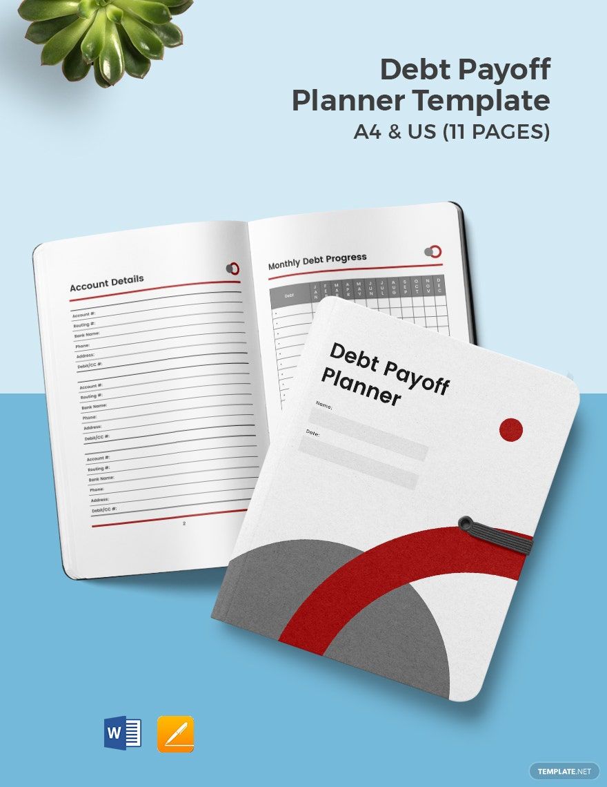Debt Payoff Planner Template