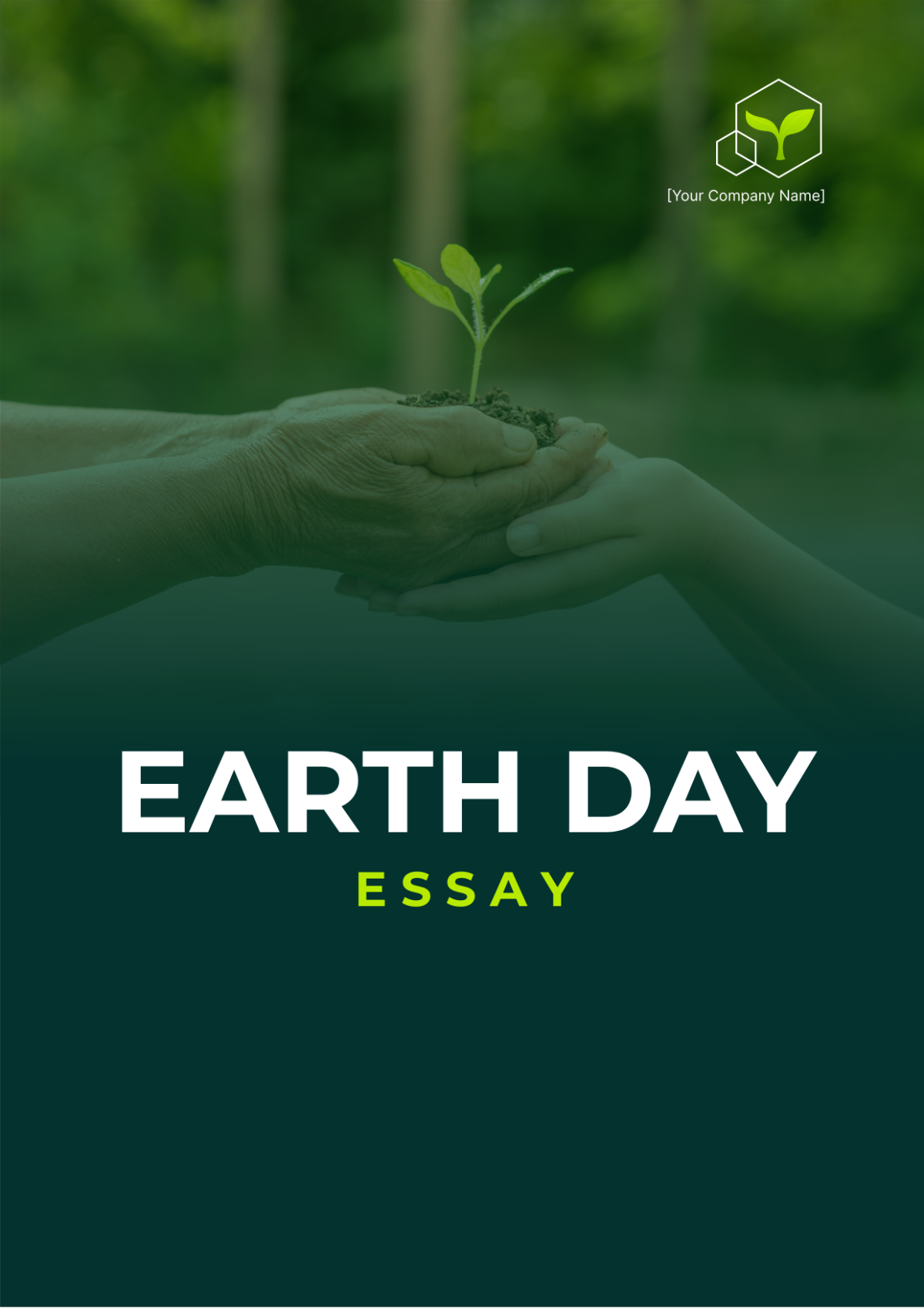 Earth Day Essay Template