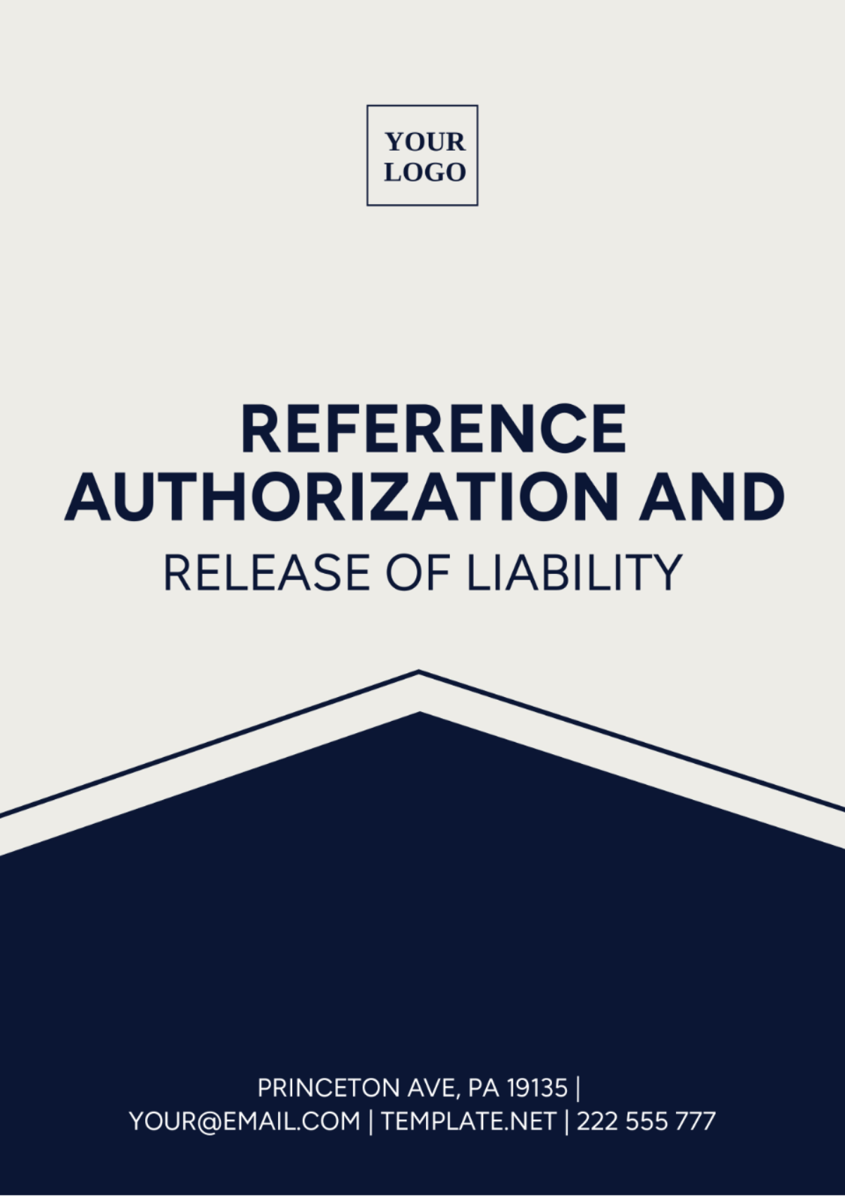 Reference Authorization and Release of Liability Template