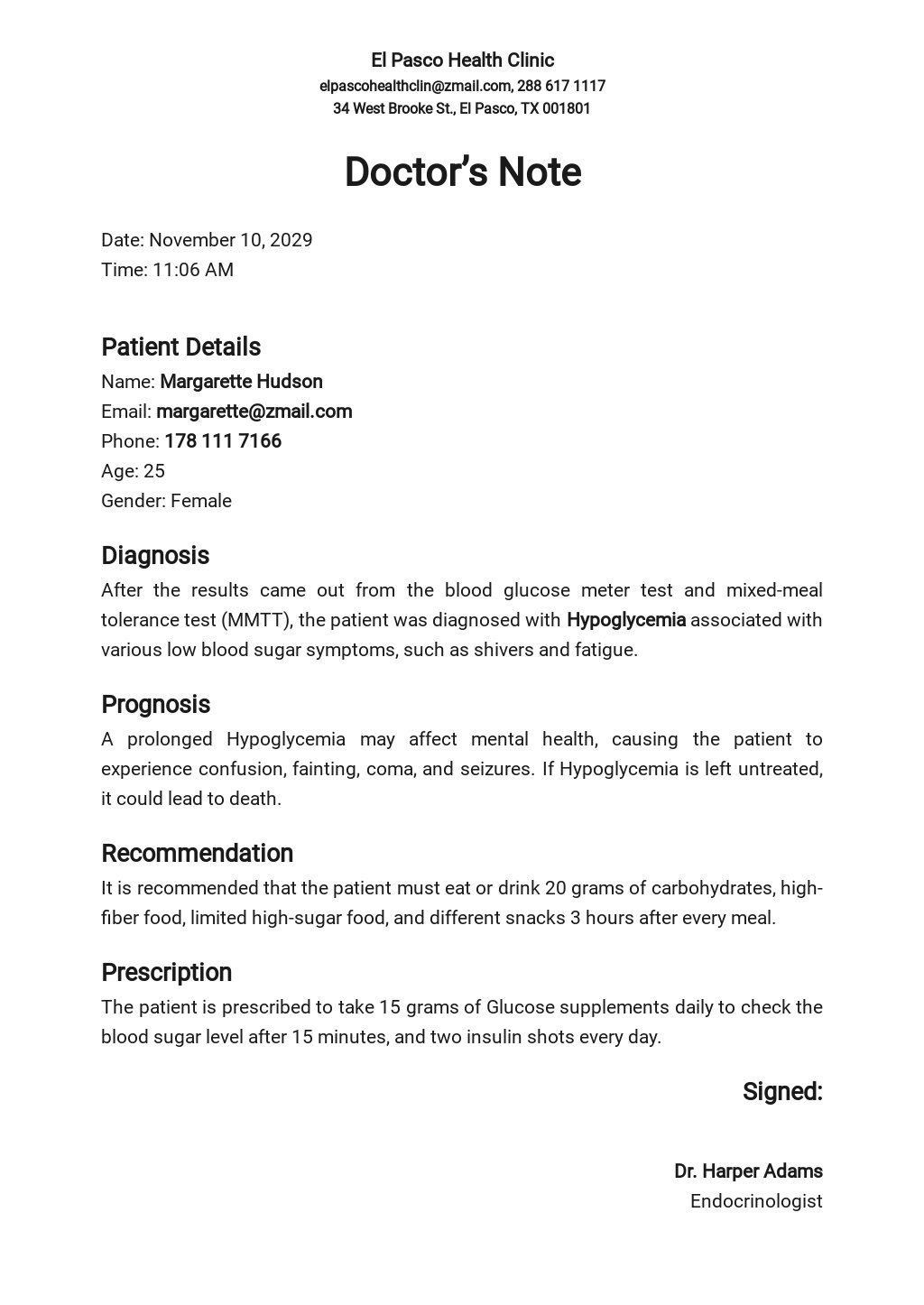 23+ Doctor Note Templates - Free Downloads  Template.net Within Medical Sick Note Template