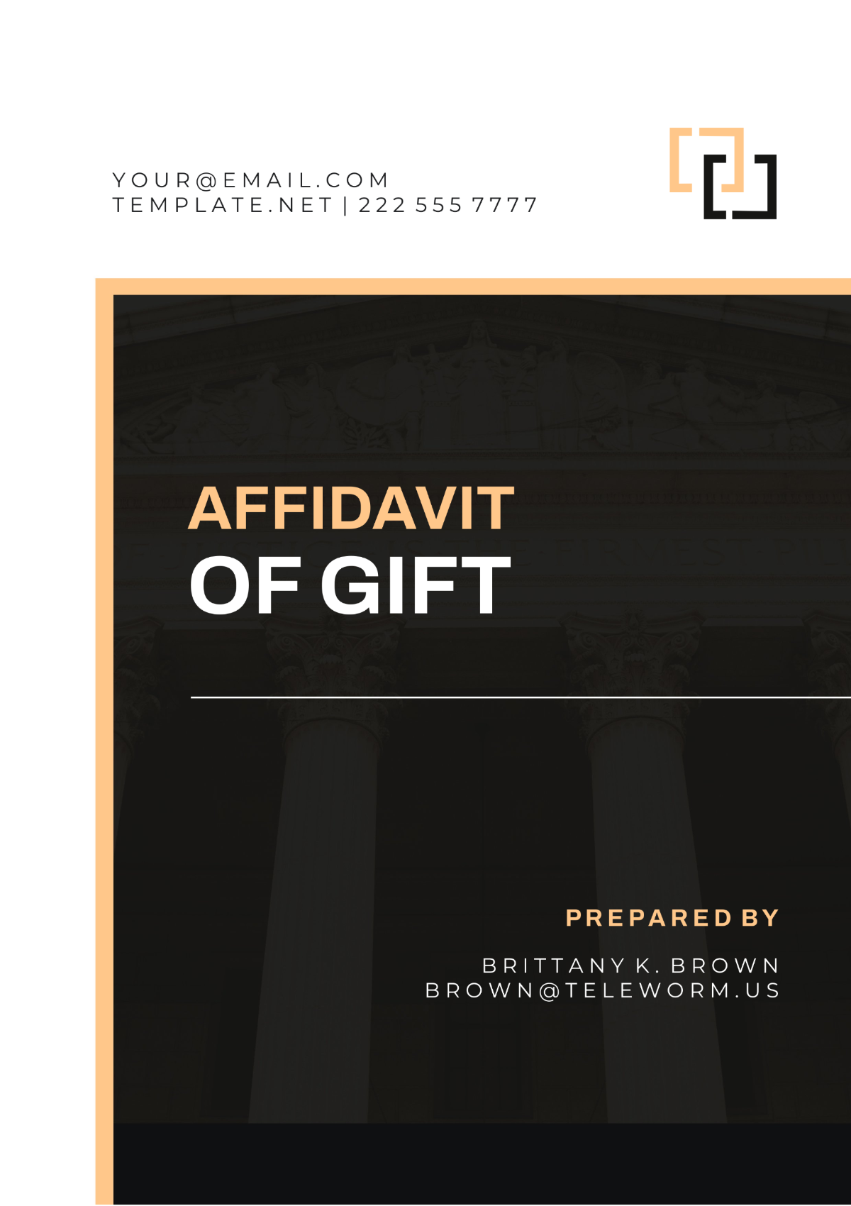 Tennessee Affidavit of Gift Template - Edit Online & Download