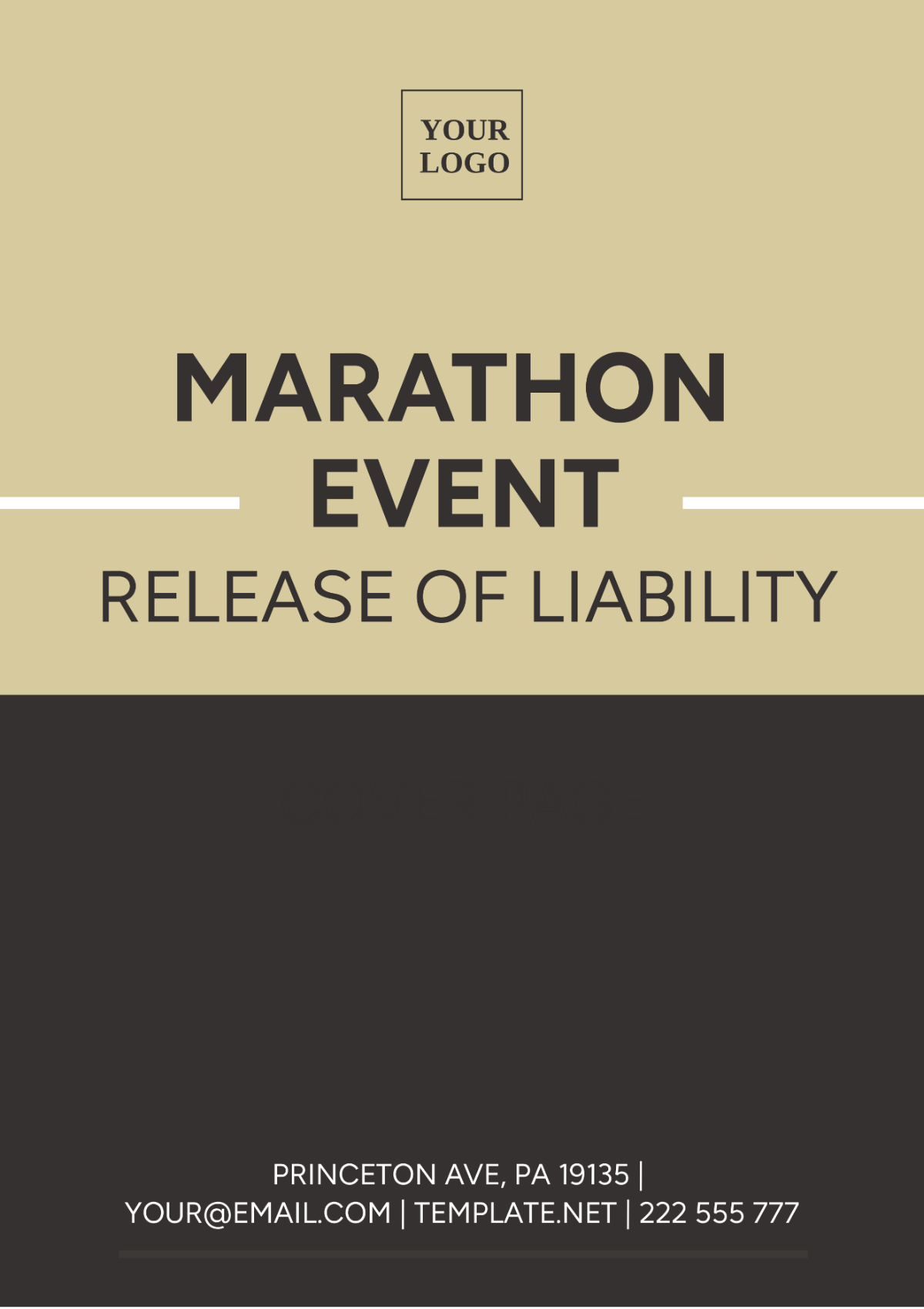 Marathon Release of Liability Template