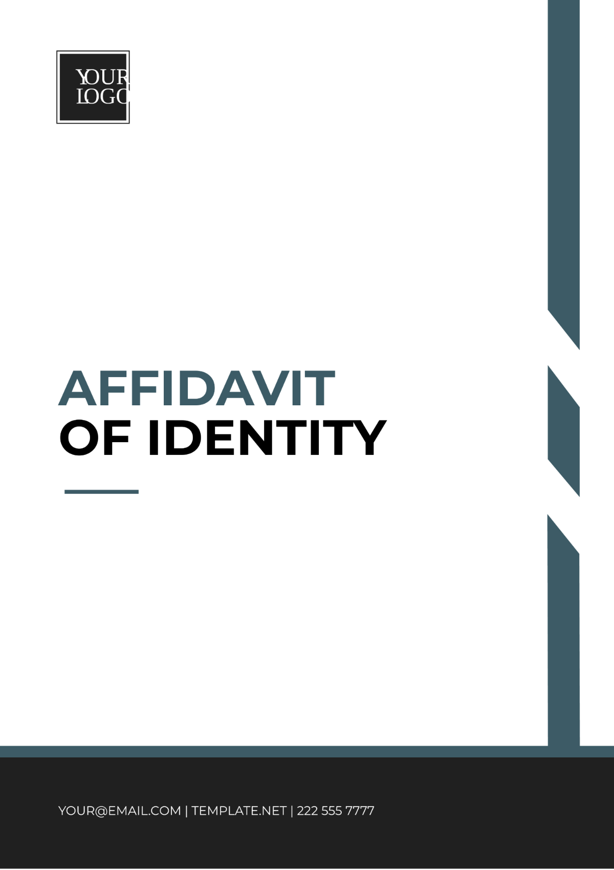 Affidavit of Identity Template - Edit Online & Download