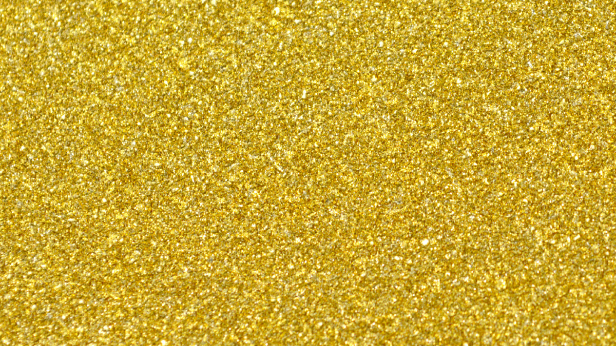 Free Yellow Glitter Texture Background