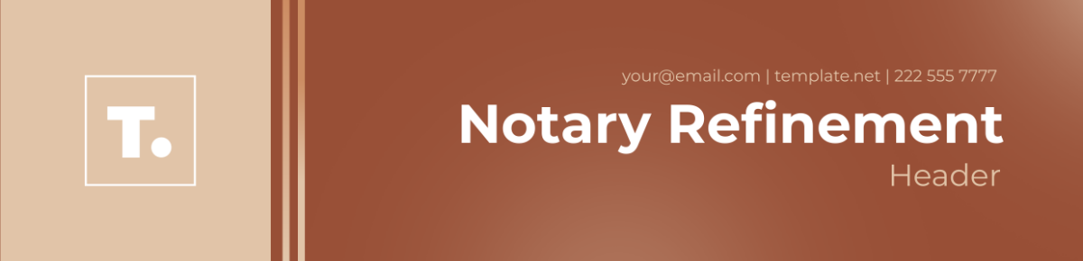 Notary Refinement Header Template