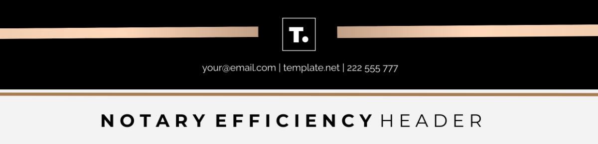 Notary Efficiency Header Template