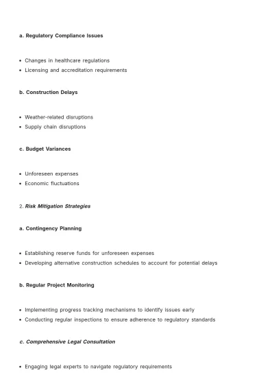 Free Nursing Home Project Strategy Template to Edit Online