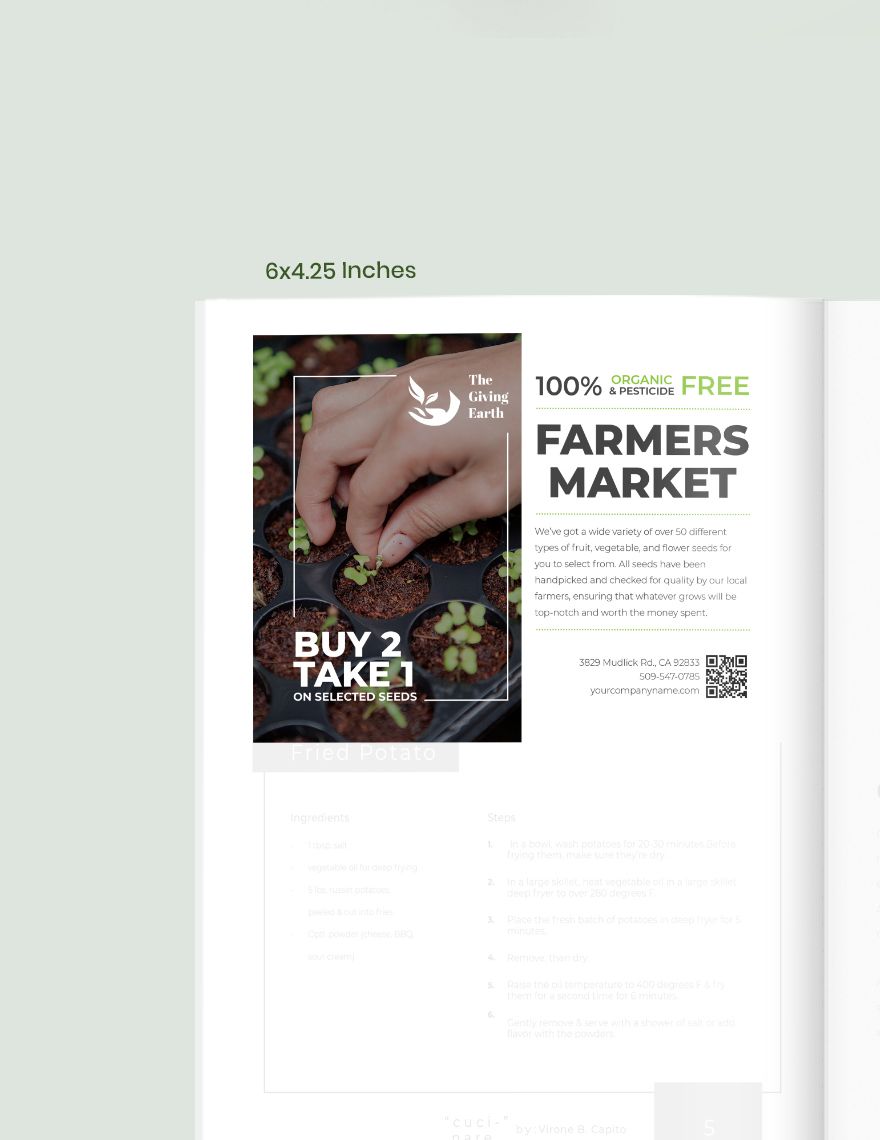 Farming Magazine Ads Template