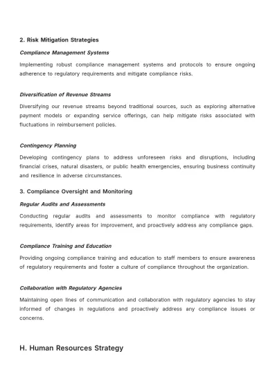 Free Nursing Home Growth Strategy Template to Edit Online