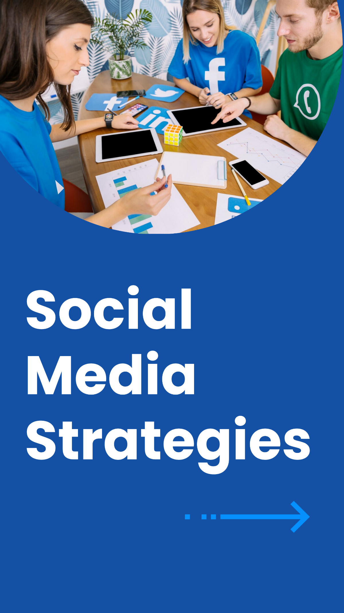 Social Media Strategy Carousel Instagram Post Template