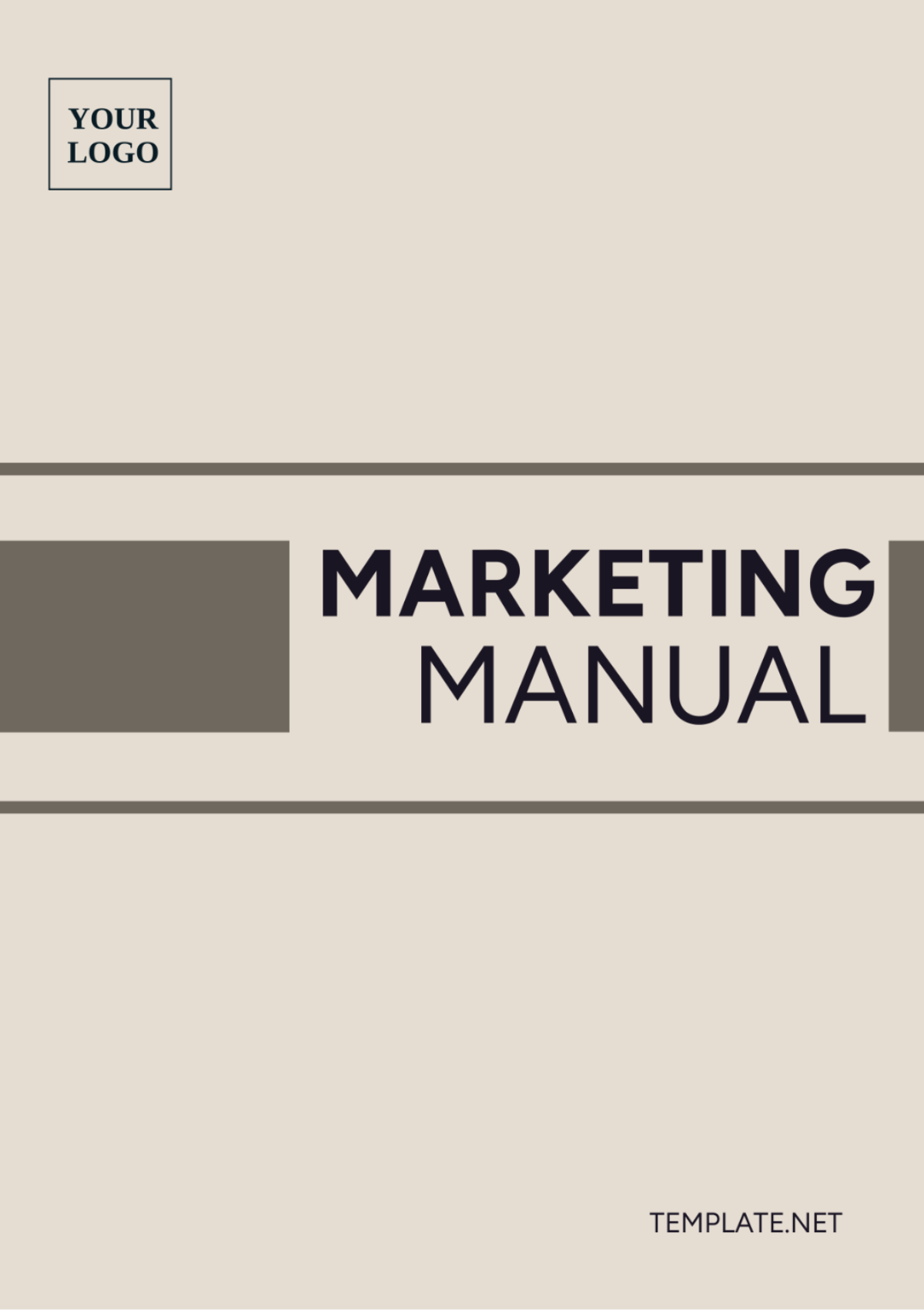 Free Marketing Manual Template