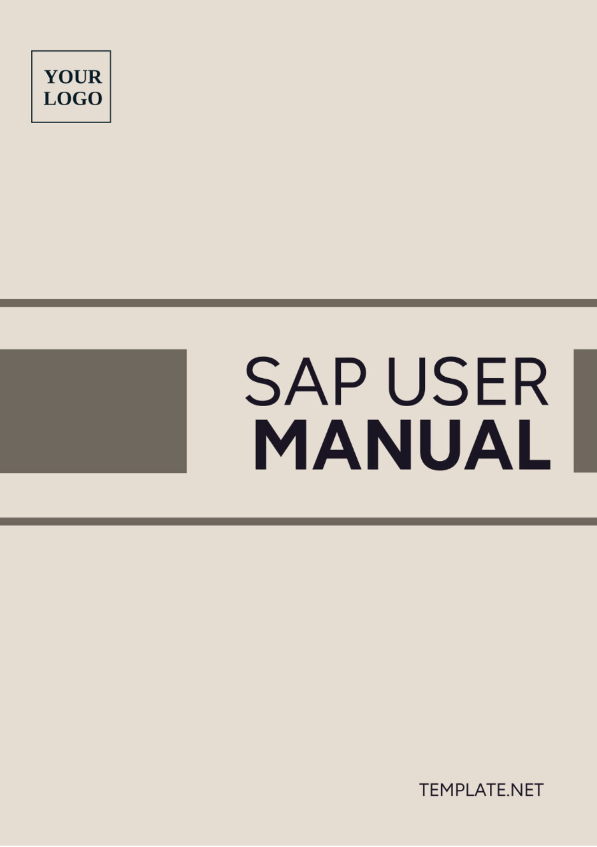 Sap User Manual Template