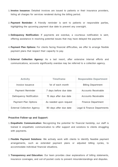 Free Nursing Home Care Billing Management Strategy Template to Edit Online
