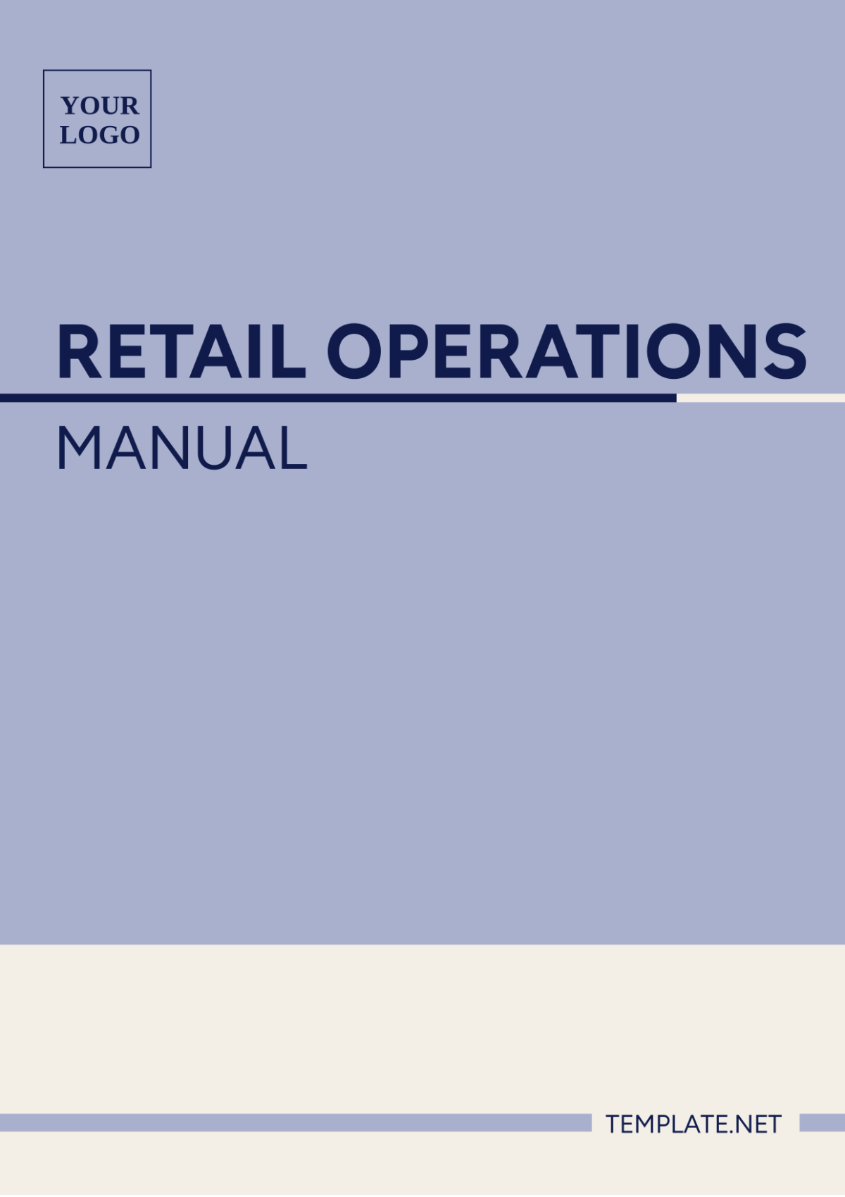 Free Retail Operations Manual Template