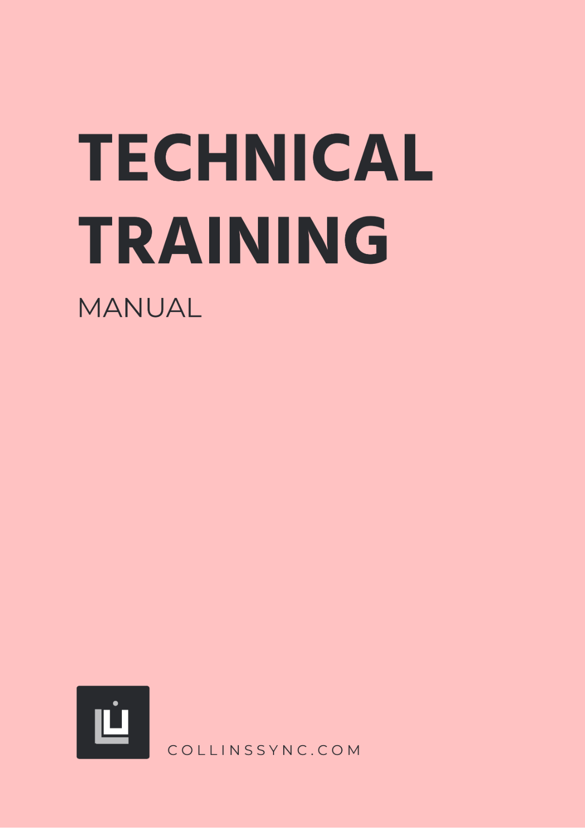 Technical Training Manual Template