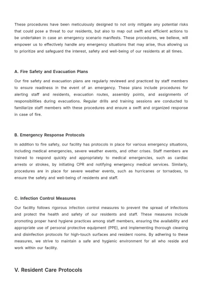 Free Nursing Home Facility Staff Training Guide Template to Edit Online