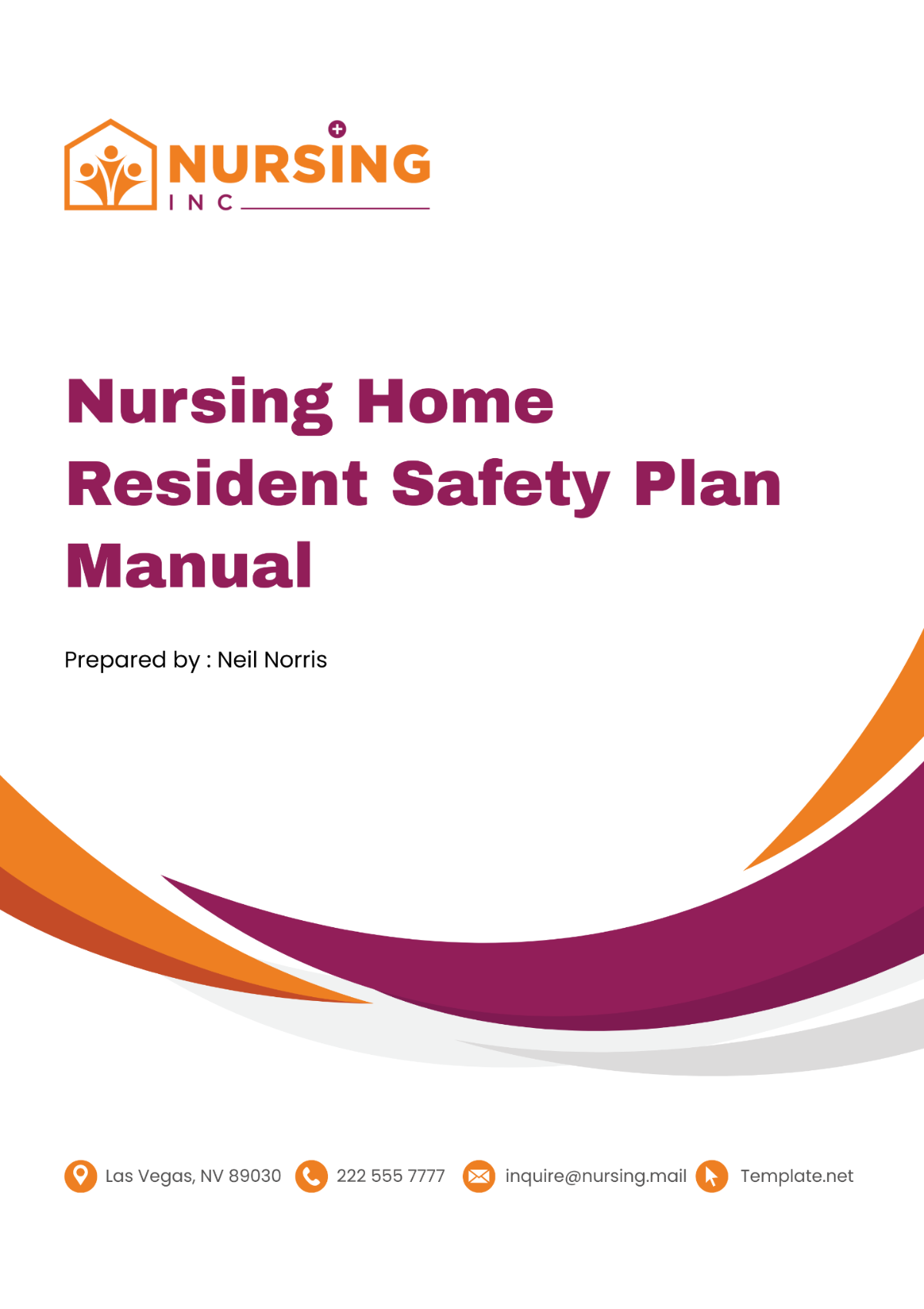 Nursing Home Resident Safety Plan Manual Template - Edit Online & Download