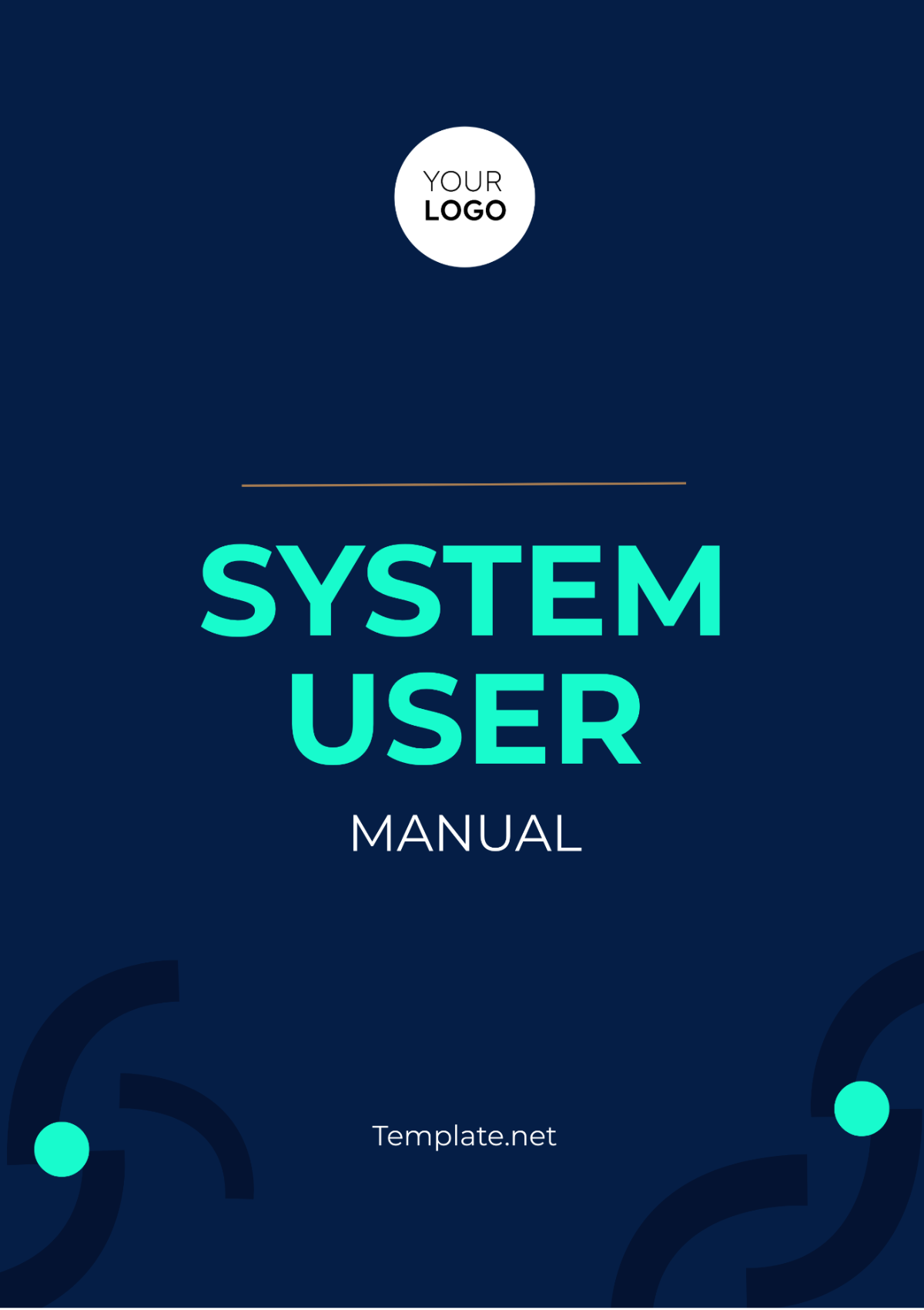 Free System User Manual Template