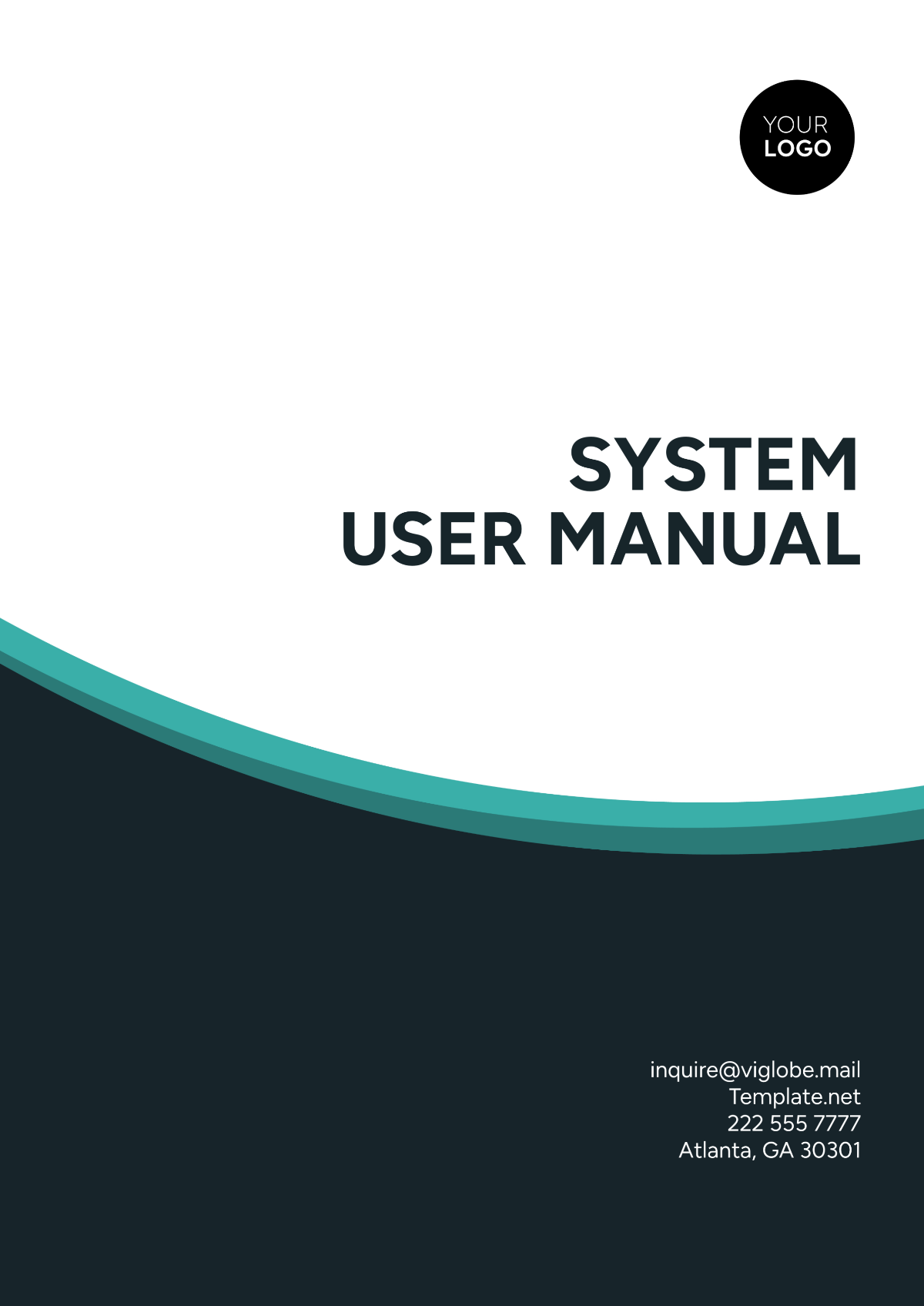 Free System User Manual Template