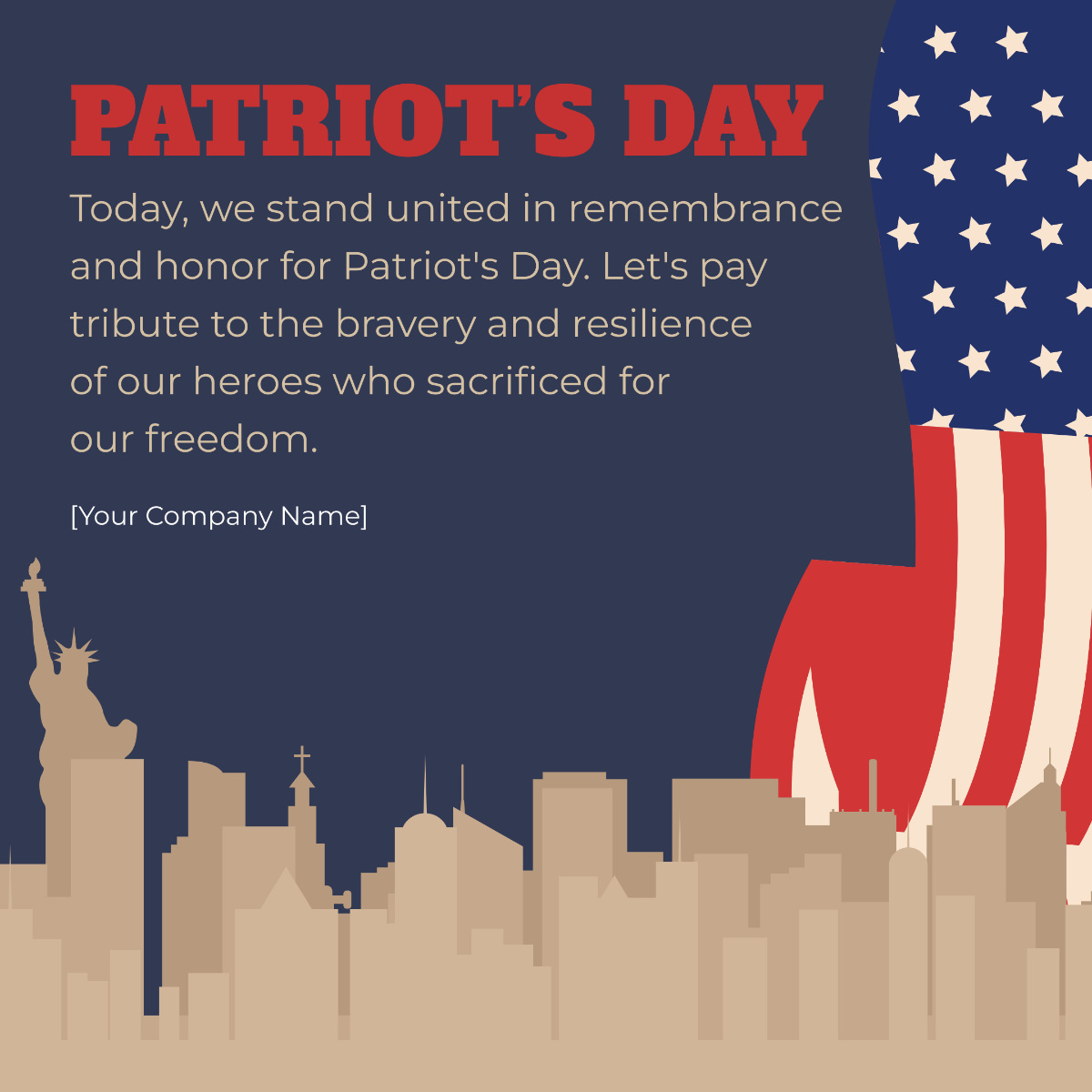 Patriot Day Post Template