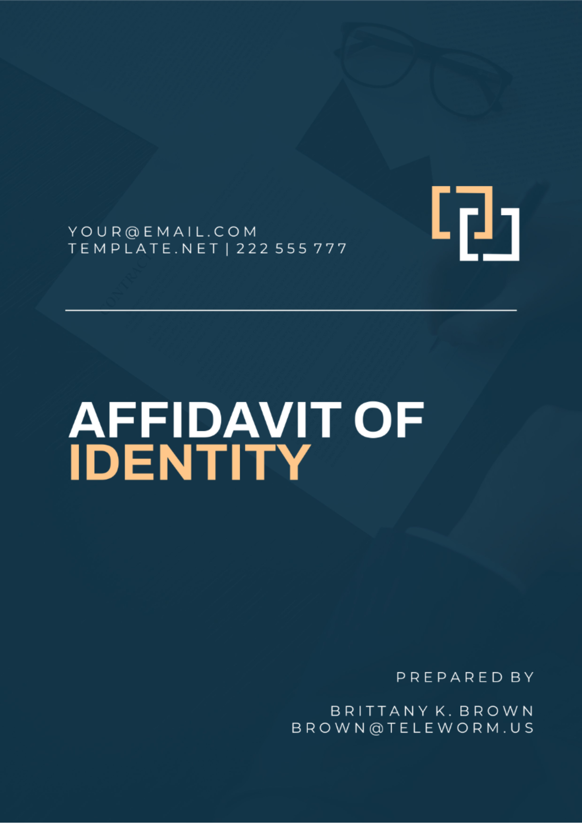 Delaware Affidavit of Identity Template - Edit Online & Download