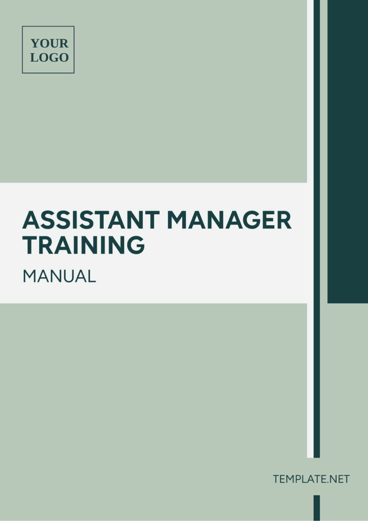 Assistant Manager Training Manual Template