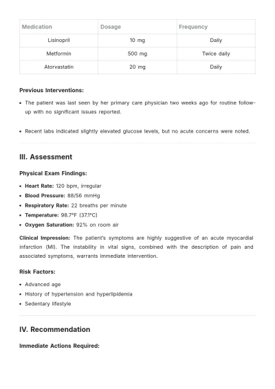 Free Nursing SBAR Template to Edit Online