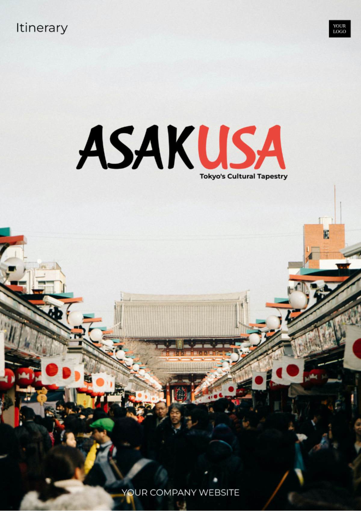 Asakusa Itinerary Template