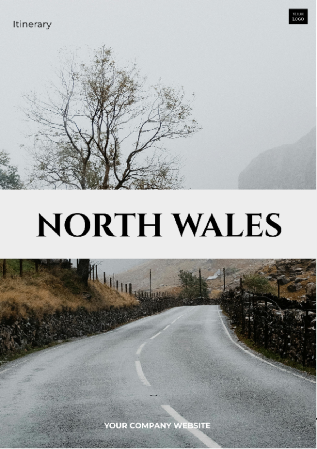North Wales Itinerary Template